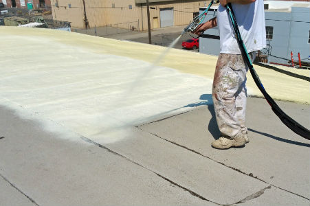 San Antonio Roof Spray Foam Coating Insulation Commercial Roofing Seguin